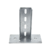 Galvanized Steel Solar Panel Mounting Bracket Footing Base