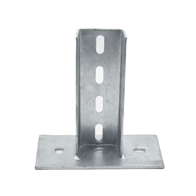 Galvanized Steel Solar Panel Mounting Bracket Footing Base