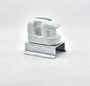  Heavy Duty Wire Holder, Porcelain Insulator with Adjustable Bracket, 1-1/4" - 3"