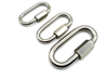 Stainless Steel Safty Chain Connector Carabiner Clip Ringging Hardware Quick Link Hook